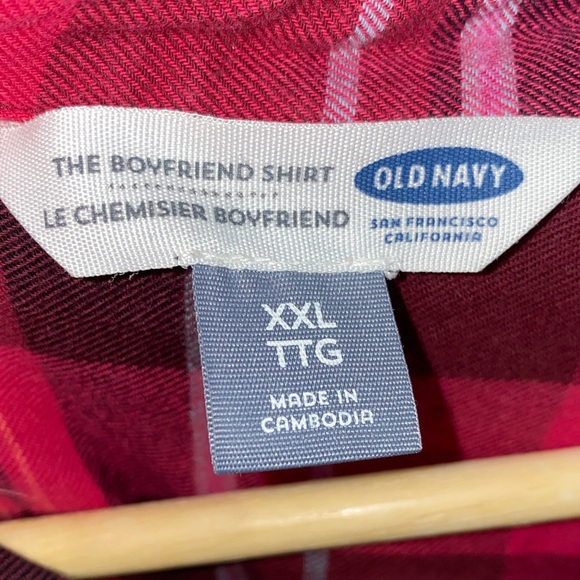 Old Navy XXL Boyfriend Shirt - Picture 3 of 4